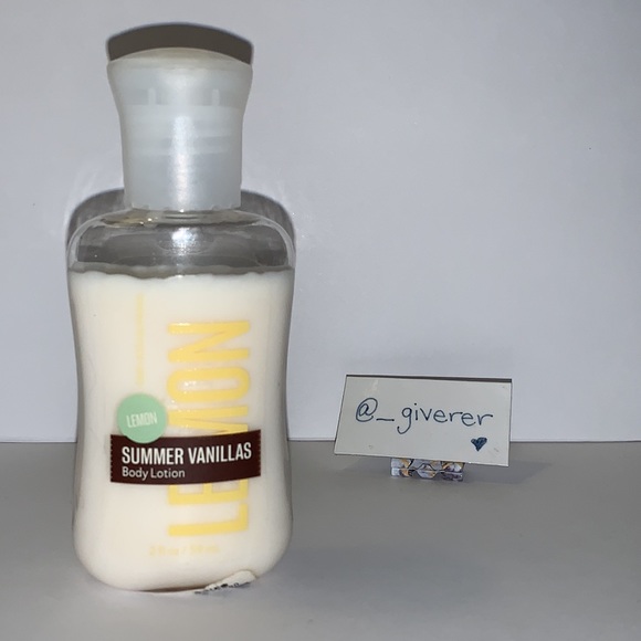 New Bath & Body Works Lotion Summer Lemon Vanilla - Picture 1 of 5